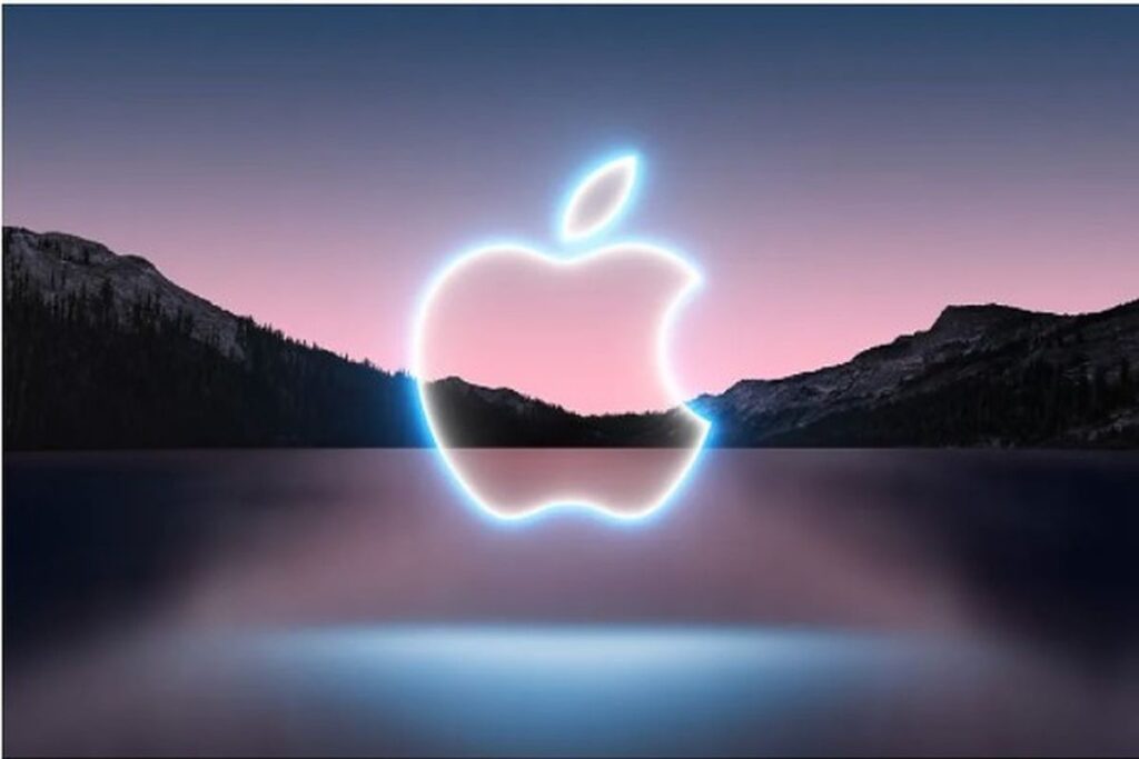 Ilustrasi Logo Perusahaan Apple