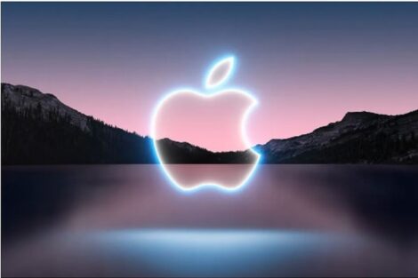 Ilustrasi Logo Perusahaan Apple