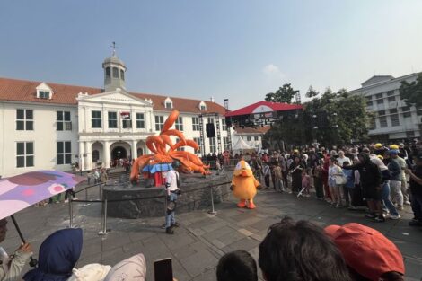 Kota Tua Kejar 30.000 Pengunjung Lewat Festival Bertema Desa Konoha (via Kompas.com/pandi Ramadhan)