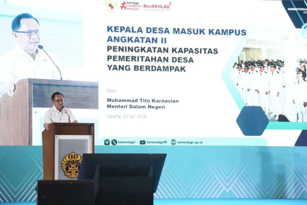 Mendagri: Kades Harus Naik Kelas agar Desa Mandiri dan Urbanisasi Berkurang (Dok. Mendagri)