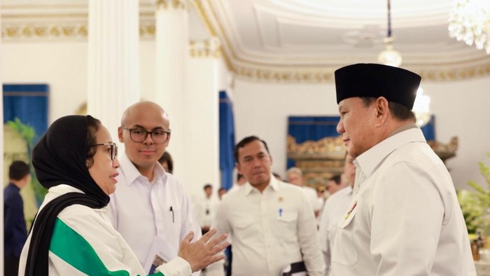 Nanik S Deyang Mundur sebagai Kepala Badan Gizi Nasional (BGN) sekaligus pamit ke Presiden Prabowo Subianto. (Dok. Instagram Dirgayuza)